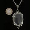 Magnifying Glass Pendant Choker Glass Pendant Necklace Alloy Material Jewelry