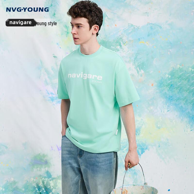 NVG·YOUNG Men s Italian Sailboat Cotton T-Shirt 2XL