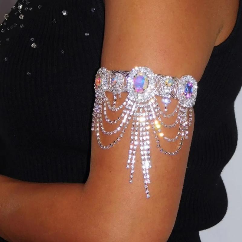 Tassels Arm Chain Fashion Armlet Unique Styles Bracelet Belly Dance Bracelet for Women Elegant Fashion Accessory