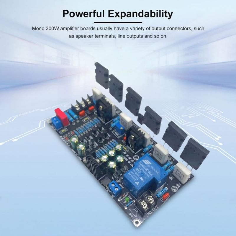 Leistungsstarkes Audios-Verstärkermodulplatine mit 300W Ausgang und Thermomanagement-Schaltung für professionelle Soundsysteme