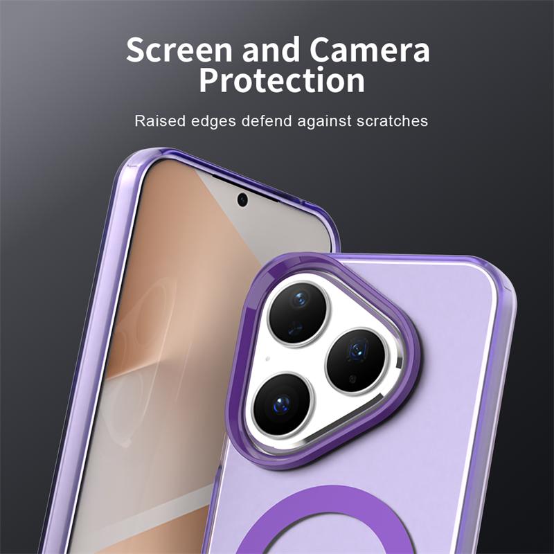 For Huawei Pura 80 Case Huawei Pura 80 Cover Magnetic Matte Durable Bumper Shield Protective Phone Cases On Huawei Pura 80 Funda
