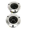 2 Pcs 150W Car Tweeter High Sensitivity High Frequency Response Silver Car Loudspeaker for All Car Sound Systems