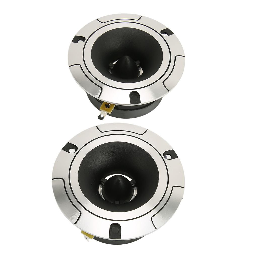 2 Pcs 150W Car Tweeter High Sensitivity High Frequency Response Silver Car Loudspeaker for All Car Sound Systems