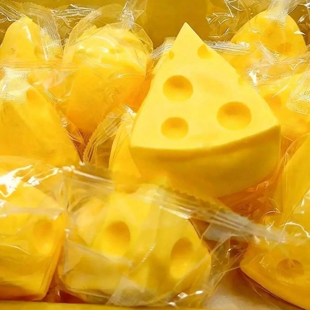 Boîte Surprise Squishy à Rebond Lent Assortie Mignon Nourriture Animal, Jouet Sensoriel Fidget à Presser Soulagement du Stress Cadeau Décompression
