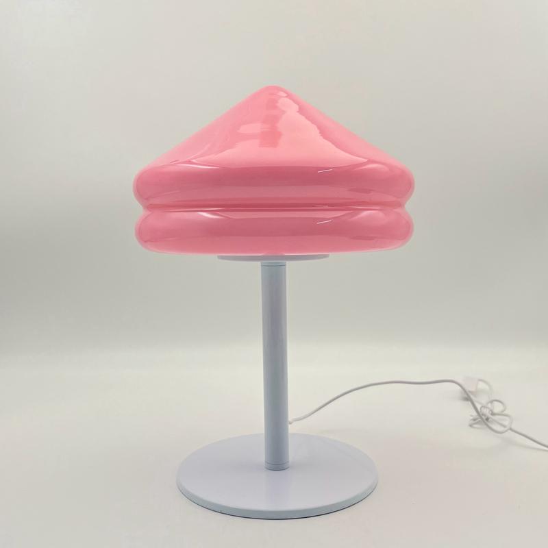 

Конусообразный декор для Home Planet Креативная настольная лампа Светодиодная лампа Украшение гостиной Настроение Спальня Рабочий стол USB Ночной светильник USB Plug розовый