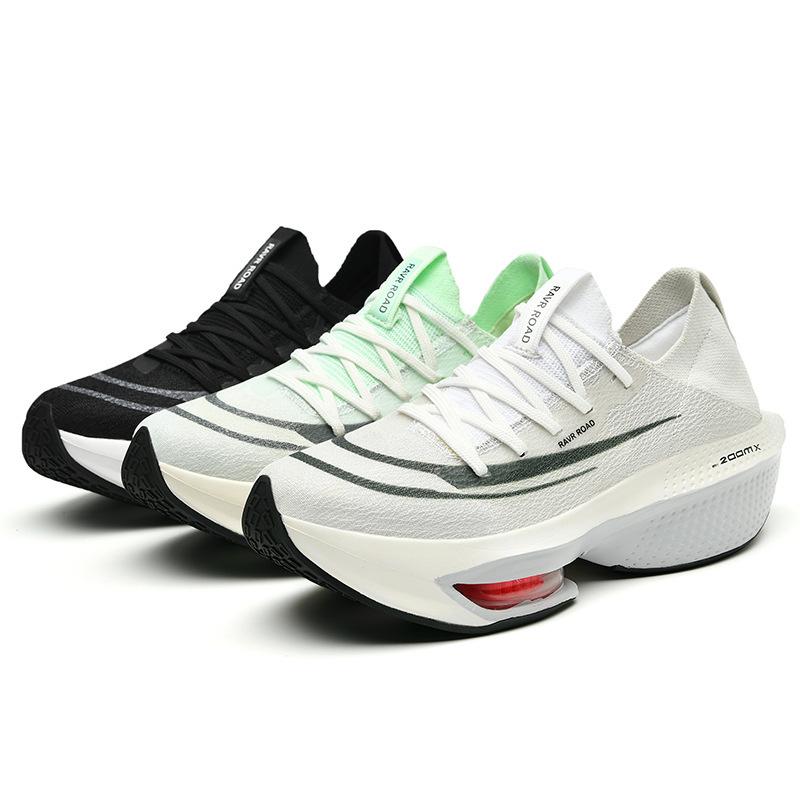 Professional marathon running shoes carbon board Zoom running shoes men's breathable racing breaking 2 sports shoes Pegasus air cushion shock absorp