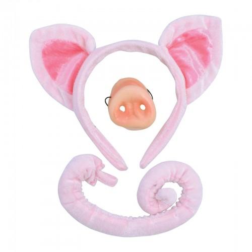 Bristol Novelty Set de accesorii pentru costume de porc pentru copii/copii