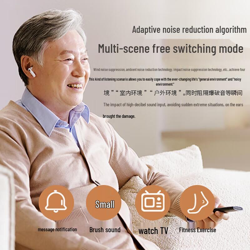 Edifier True Wireless Bluetooth Hearing Assist Earbuds