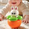 Toy Doll Rabbit Carrot Tumbler Doll Crafts Rabbit Tumbler Toy Lovely Baby Swing Toy  Birthday