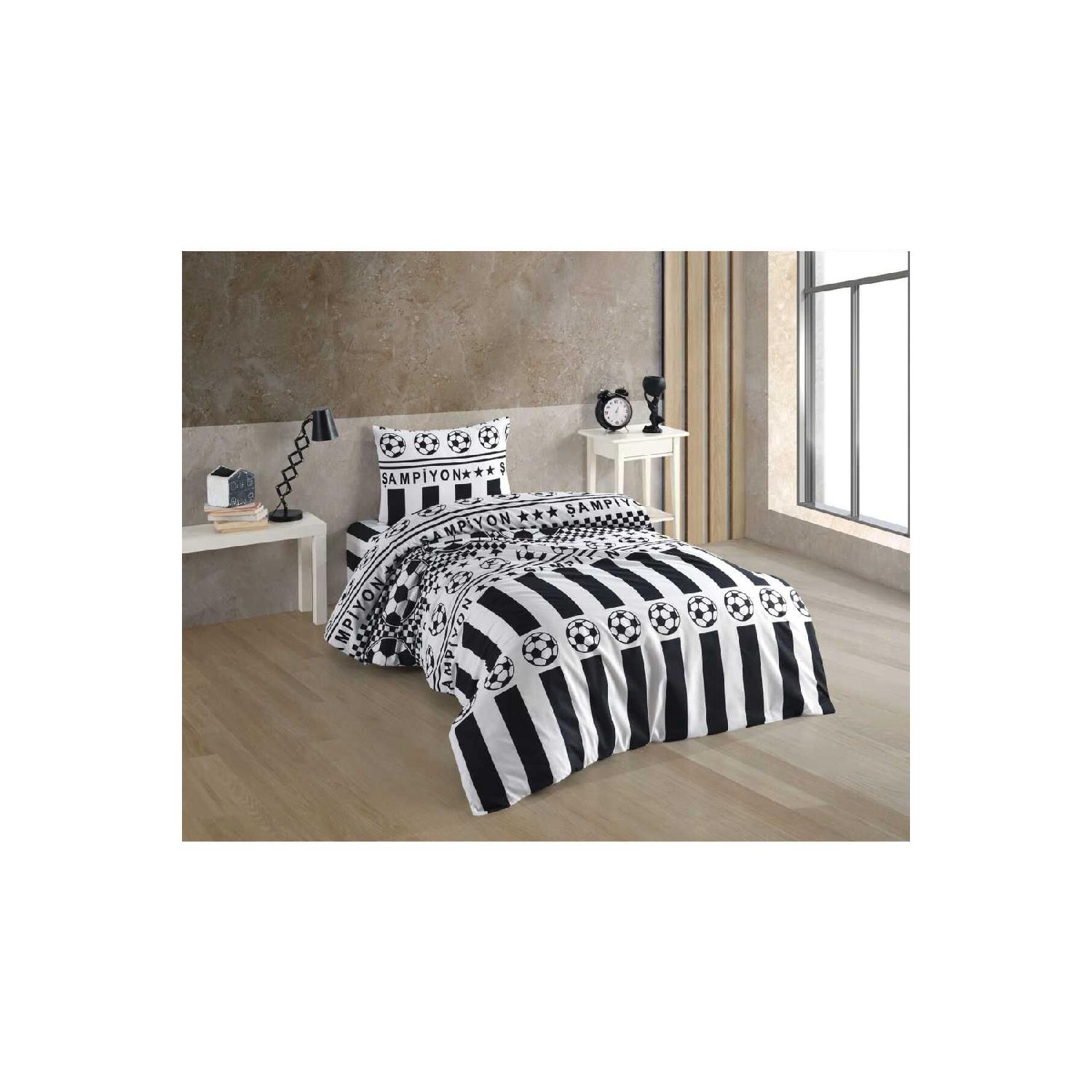 

Legendary Fan Black -white Black Eagle Single Duvet Cover Set Set чорний