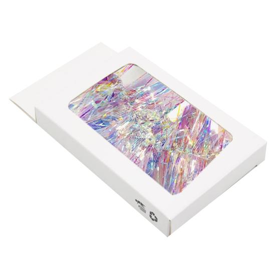 Nail Art Glass Film Paper Holographic Transfer Foil Decal Sticker Manicure Decor