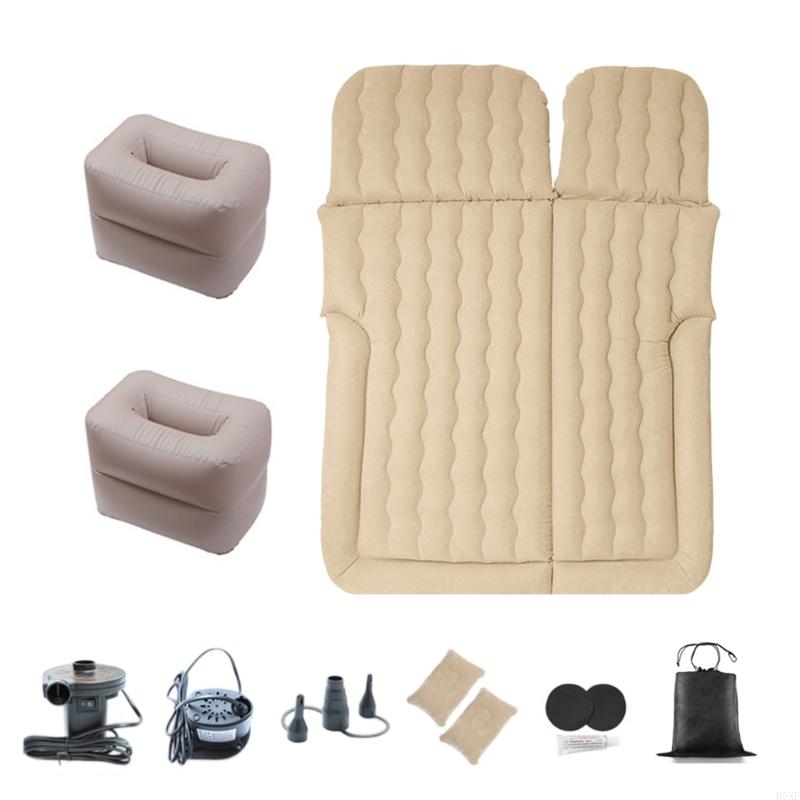 

2025 Новая износостойкая складная кровать для кемпинга в автомобиле для внедорожников и грузовиков, двухкамерная конструкция, грузоподъемность 250 кг, водонепроницаемые ПВХ материалы