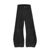 Taku Valley Black Wide-Leg Cargo Pants: Multi-Pocket Streetwear Jeans for Spring & Autumn 2025.