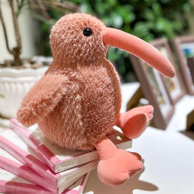 

Kiwi Bird Plush Stuff Toys Animal Dolls Kids Room Decoration Gifts Birthday розовый