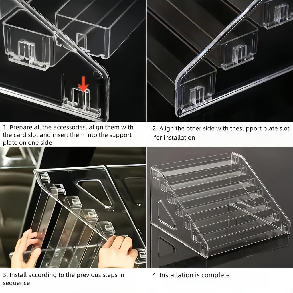 Multi-functional Cosmetic Storage Rack, Nail Polish Organizer, Figurine Storage Box, Transparent Shelf, Utility Racks