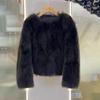2025 Winter Fashion Fluffy Faux Fox Fur Women's Coat - Sexy, Sustainable, European & American Style