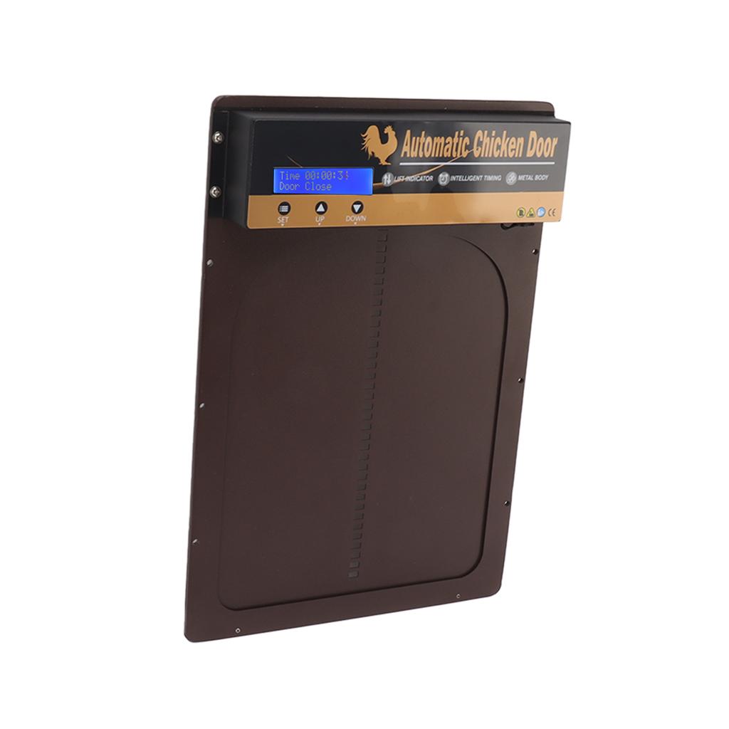 Batteriebetriebene automatische Hühnerstalltür, automatischer Hühnerstalltüröffner, Geflügeltor für Henne