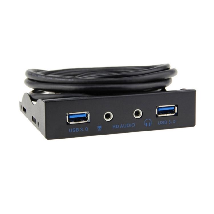 

20-контактный 19-контактный адаптер на USB3.0 HUB USB3.0 для передней панели для USB3.0-хабов (Передняя панель) чёрный