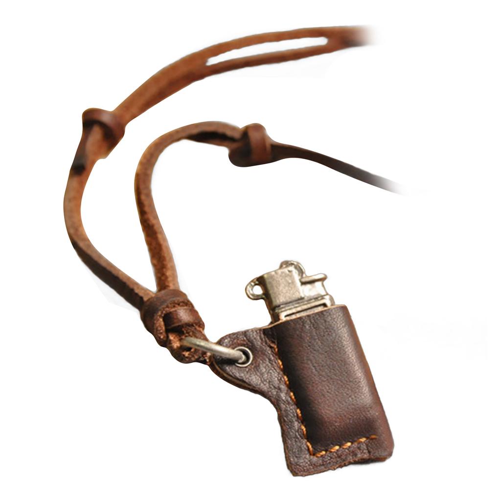 Vintage Lighter Pendant Necklace Fashionable Neckchain Adjustable Length Clavicle Chain Unisex Jewelry Fashion Accessory
