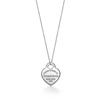 Heart-Shaped Enamel Cross Chain Necklace with Peach Heart Beads for Women - Fashionable Classic Style