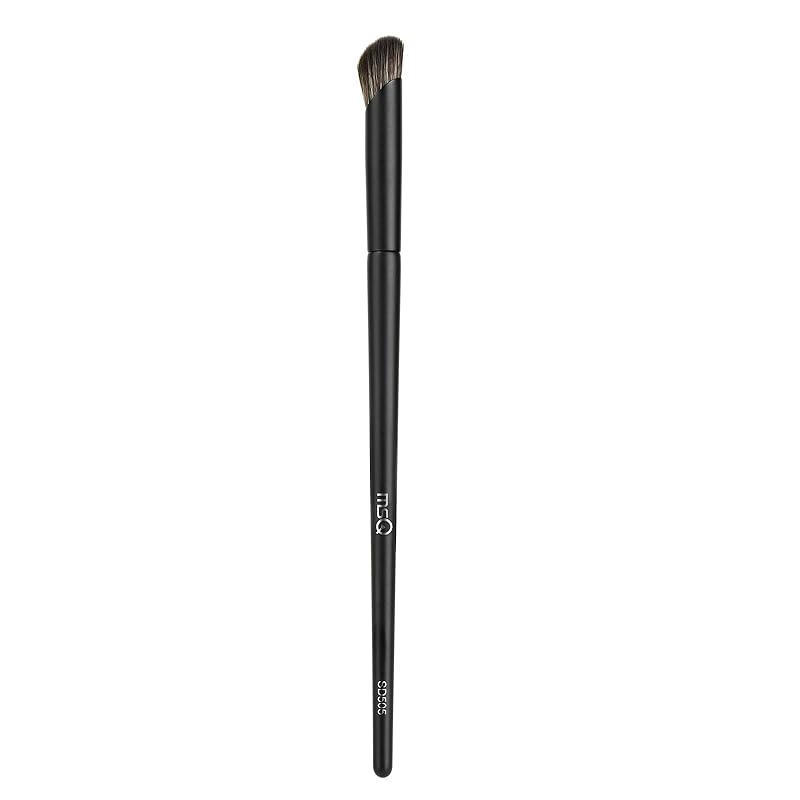 MSQ Concealer Brush Concealer Makeup Brush Under Eye Mini Small Makeup Foundation Brushes for Concealer Powder Liquid Makeup (Black)