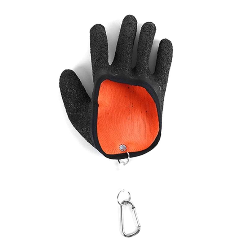 Nonslip Fishing Gloves With Magnetic Closure Waterproof Fishing Catching Gloves Professional Catches Fish Gloves