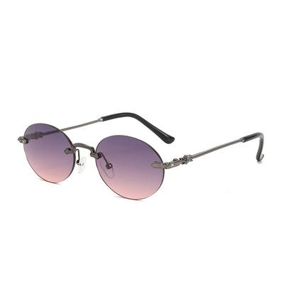 JYL TS Sunglasses UV Frameless Round Small Street/3702