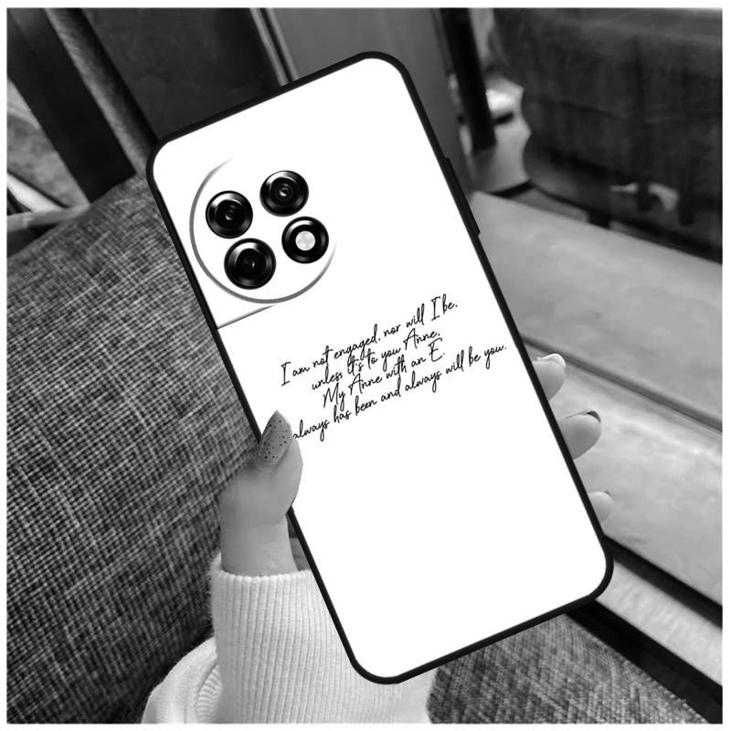 Anne with an E Case For OnePlus 15 12R 13R 13T 10T 8T 13 12 11 10 Pro Nord 5 CE 2 3 4 Lite N20 N30 Coque