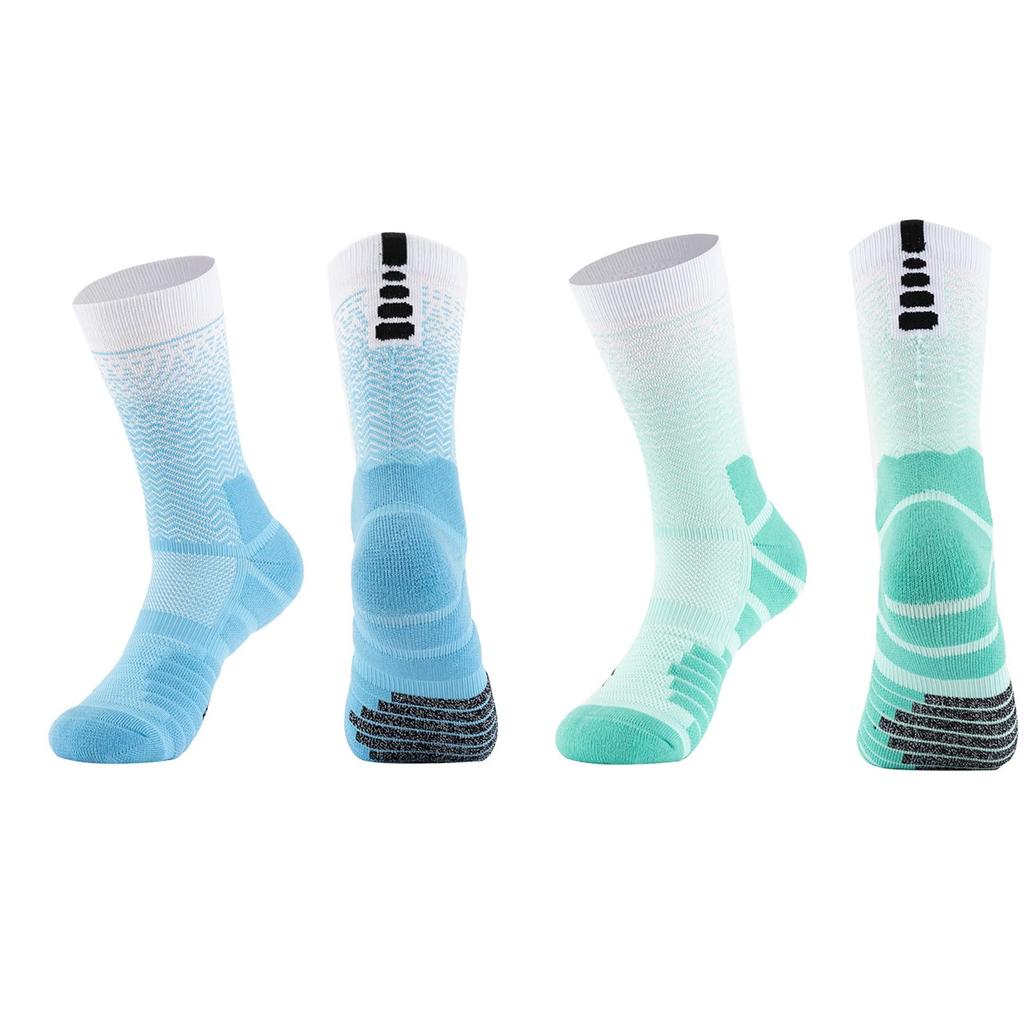 Athletic Basketball Cotton with Mesh Prevents Thick and Stylish for and Winter [L04AYABY] Men's Socks, Socks, 2-Pair Set, Cushioning, Bruises,