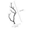 6Pcs Artificial Antler Shaped Coral Branches Light Color Fake Dry Twigs for Party Layout Props DIY Headband Branches Home Decor