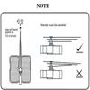 Quartz Clock Repair Movement Needles Handmade Silent Wall Clock Repair Clock Mechanism Parts With Needles Accessory For DIY M1I1