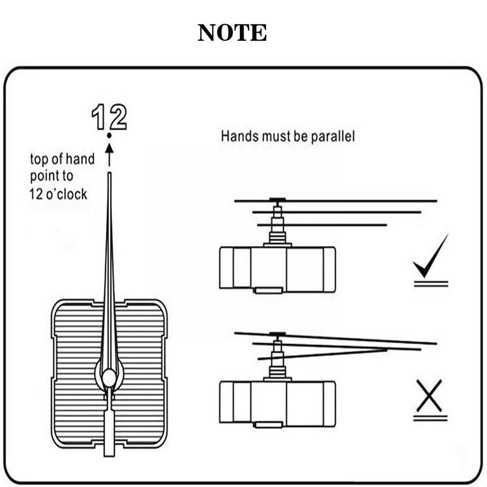 Quartz Clock Repair Movement Needles Handmade Silent Wall Clock Repair Clock Mechanism Parts With Needles Accessory For DIY M1I1