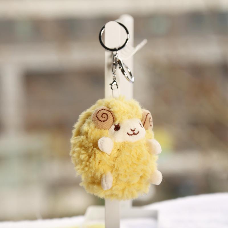 Kawaii Sheep Doll Keychain Plush Toy Pendant