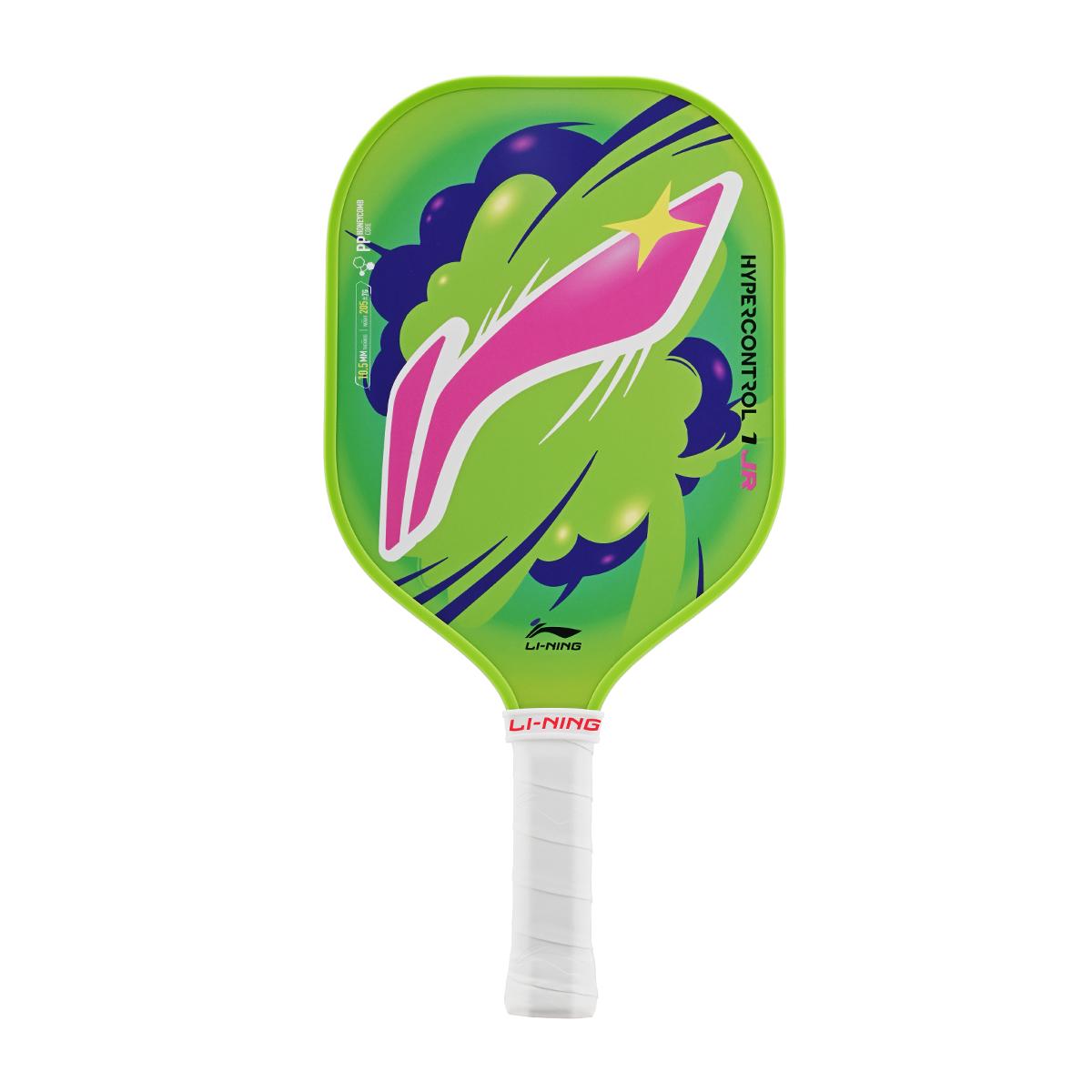 Li Ning HYPERCONTROL 1 JR Pickleball Paddles Fiberglass PP Honeycomb Core Kids  396*195*10.5mm ACPV086-10
