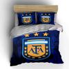 Blue bedding featuring AFA logo. Bedding sets Duvet cover sets Duvet covers Pillowcases(1 * Duvet Cover 2 * Pillowcases without duvet insert)