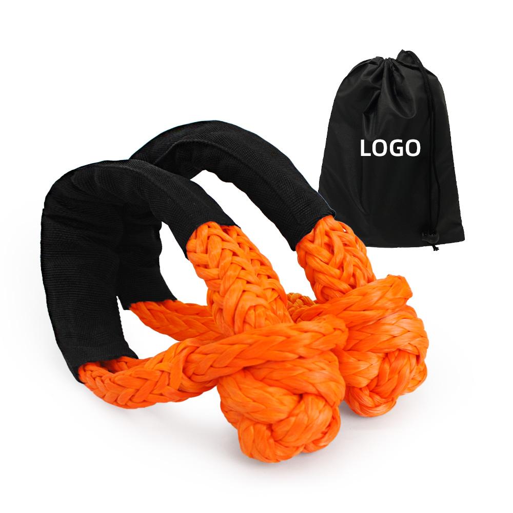 4x4 Car Tow Recovery Rope UHMWPE Winch Shackle Soft Shackle From China Factory Emergency Tools 1255