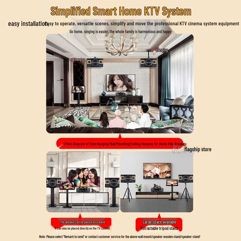 Songchuan SP2-11 10-inch Home KTV Audio System CN plug (adapter included) (CN version)