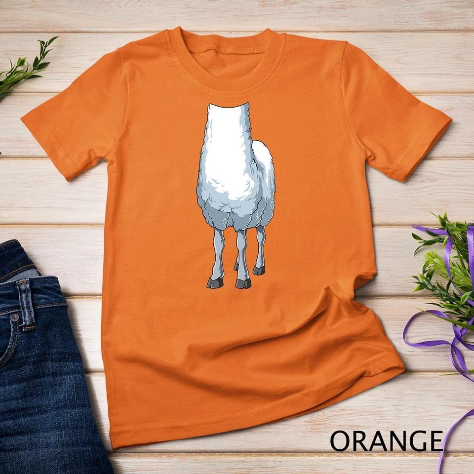 Easy Sheep Costume Sheep Body Headless Sheep Costume Unisex T-shirt 5 M