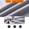 Petite Gray Wide Leg High Waist Pants for Women - Spring/Autumn