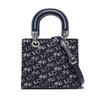 New Disney Mickey Series PU, Textile Mixture One Shoulder Handbag Women's Blue BMK-71667L