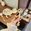 Underglaze Color Cute Ceramic Spoon Personal Special High-value Spoon Creative Long-handled Spoon Spoon Meal Spoon Household