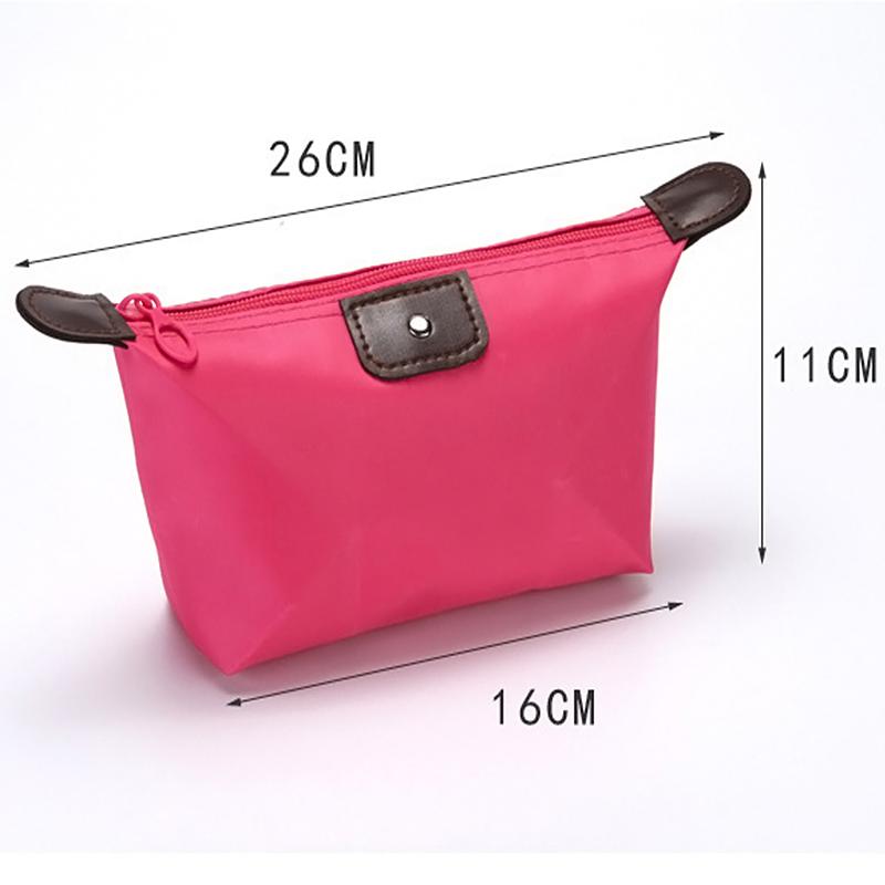 Portable Cosmetic Bag For Women Colorful Waterproof New Travel Dumpling Storage Bags Mini Cute Toiletry Makeup Tote Bags Purses