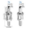 One-Way Non-Return Check Valve Aluminium Fuel Water Gas Air Vacuum Petrol Diesel 4 Size Valves 6/8/10/12Mm For Marine Automotive