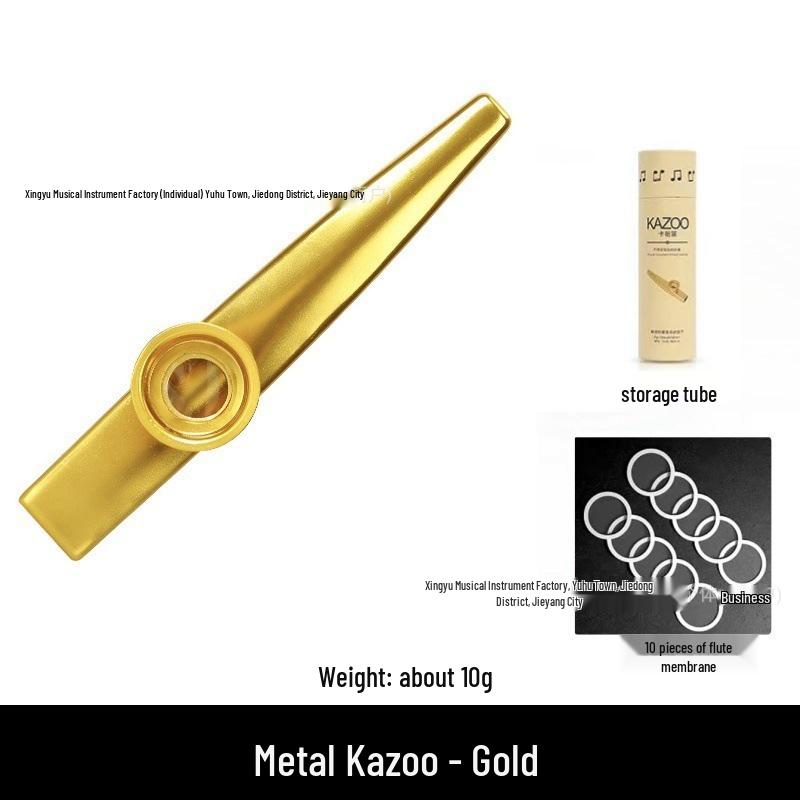 Metal Kazoo Musical Instrument for Early Childhood Education and Adults