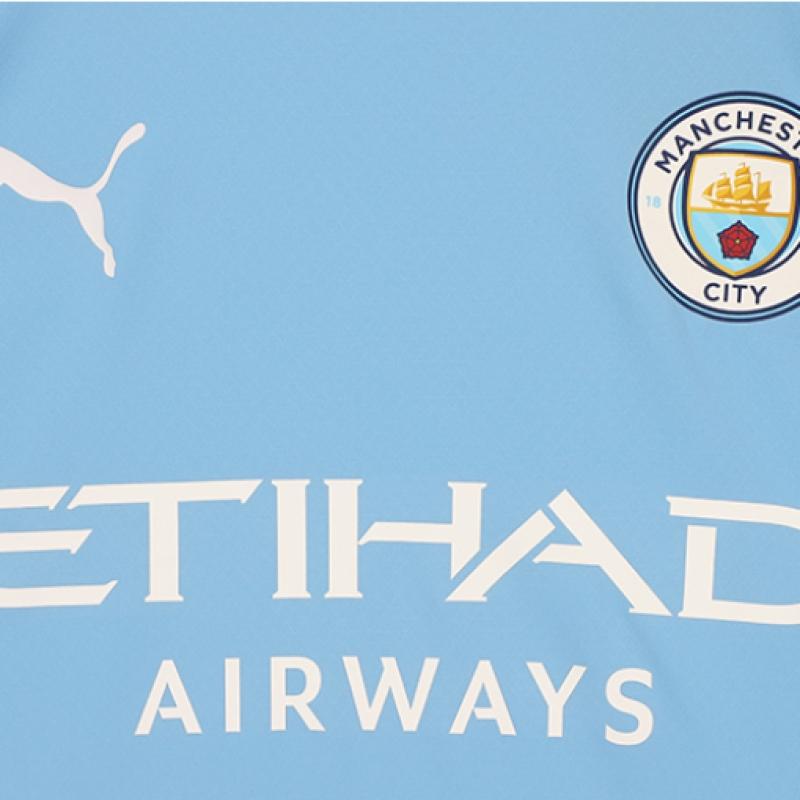 Puma Manchester City 2024 25 Authentic Home Jersey Long Sleeve