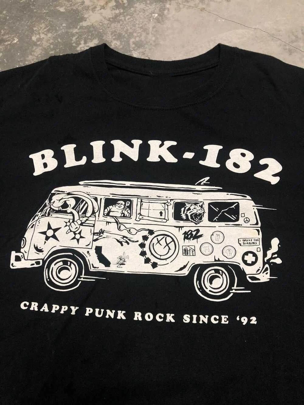 Blink 182 Crappy Punk Rock Since 92 Cotton Unisex S-4XL T-Shirt M336 XL