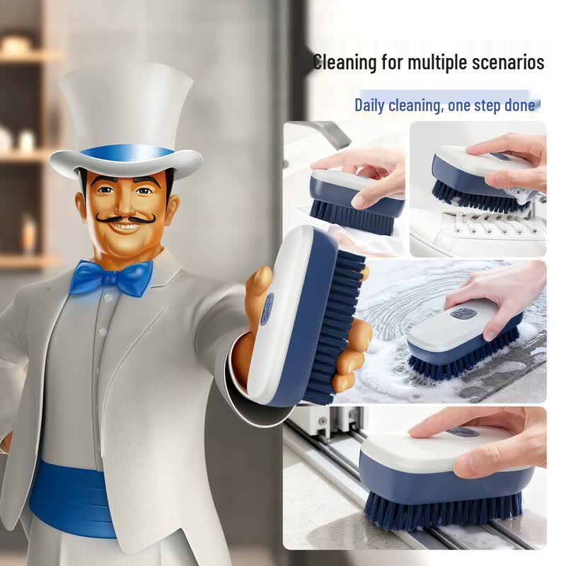 Household Laundry and Shoe Cleaning Brush