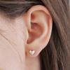 engbrox Sandy Heart Ball Earring Set