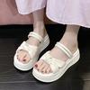 Women Slippers 2025 New Summer Casual Shoes Versatile Thick Sole Sandals Women Outwear Bow Beach Slippers Sexy Slides Women