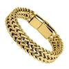 Titan Stahl Schlangenkette Magnetschnalle Herren Schmuck Armband Armreif Modeschmuck